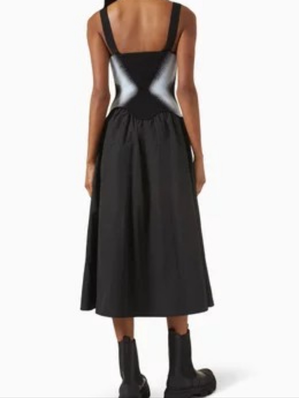 Ph5 Mushu Mixed Media Tank Dress Black S — image 7 of 8